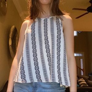 🌸3/$12🌸 Paper Crane White Halter top